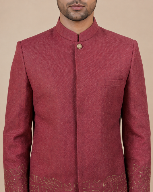 Maroon Jodhpuri