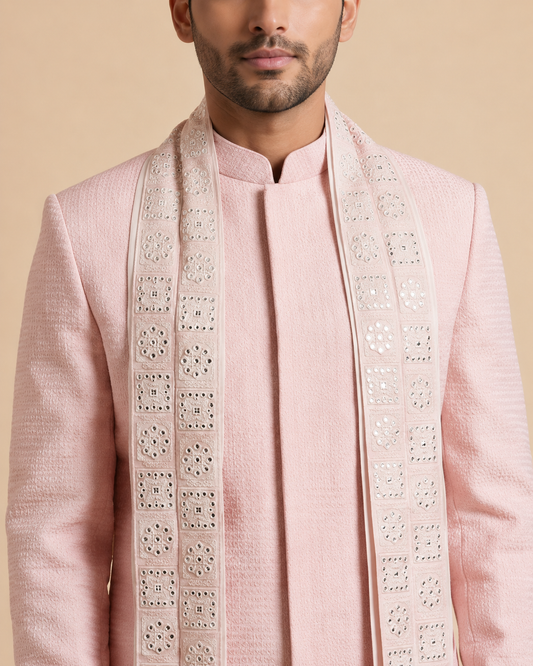 Light Pink Sherwani