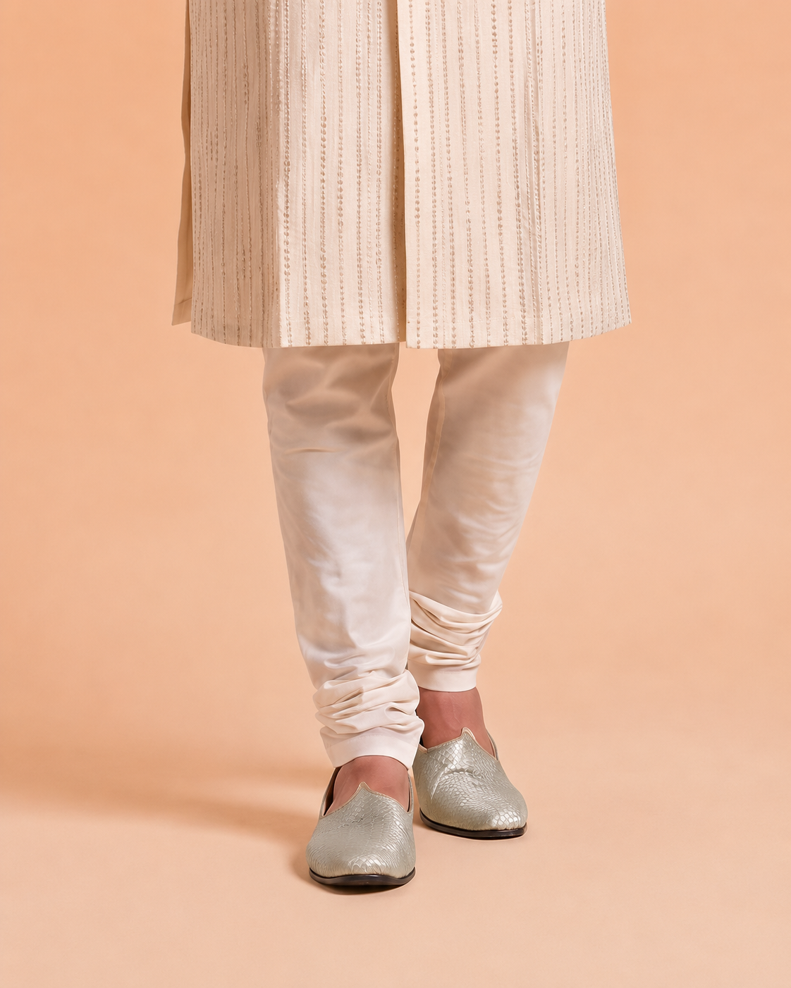 Beige-Pink Kurta