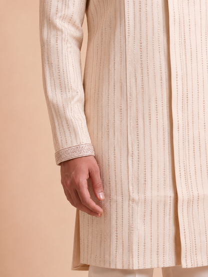 Beige-Pink Kurta