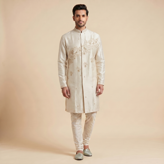Beige Kurta