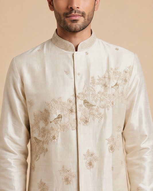 Beige Kurta