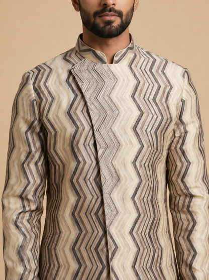 Brown-Beige Kurta