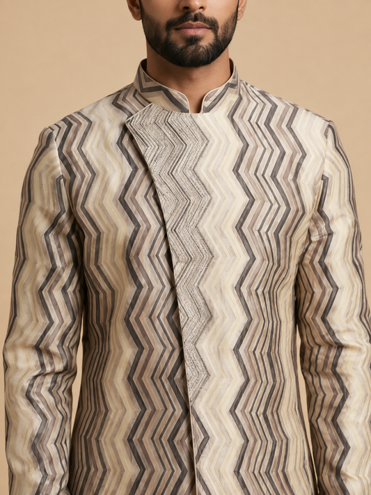 Brown-Beige Kurta