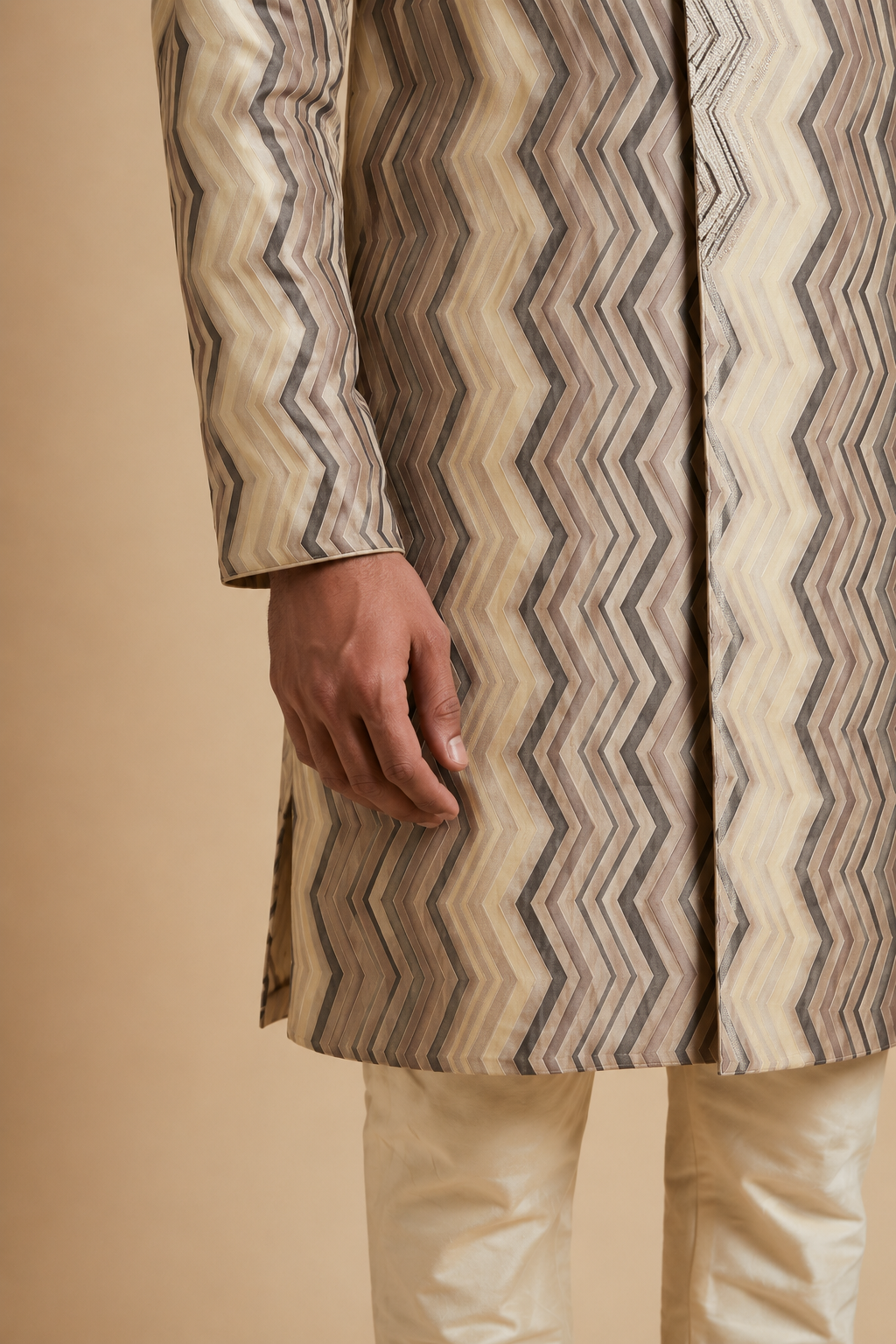 Brown-Beige Kurta