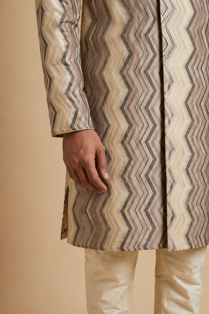 Brown-Beige Kurta