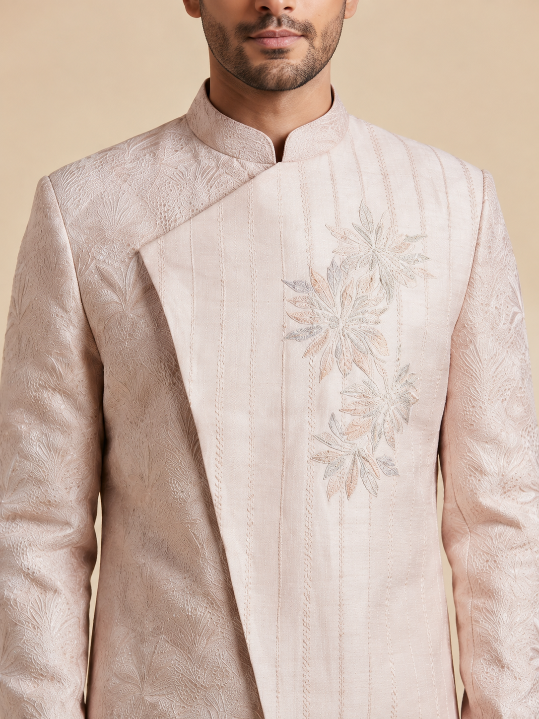 Pink Ombre Indowestern