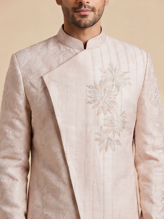 Pink Ombre Indowestern