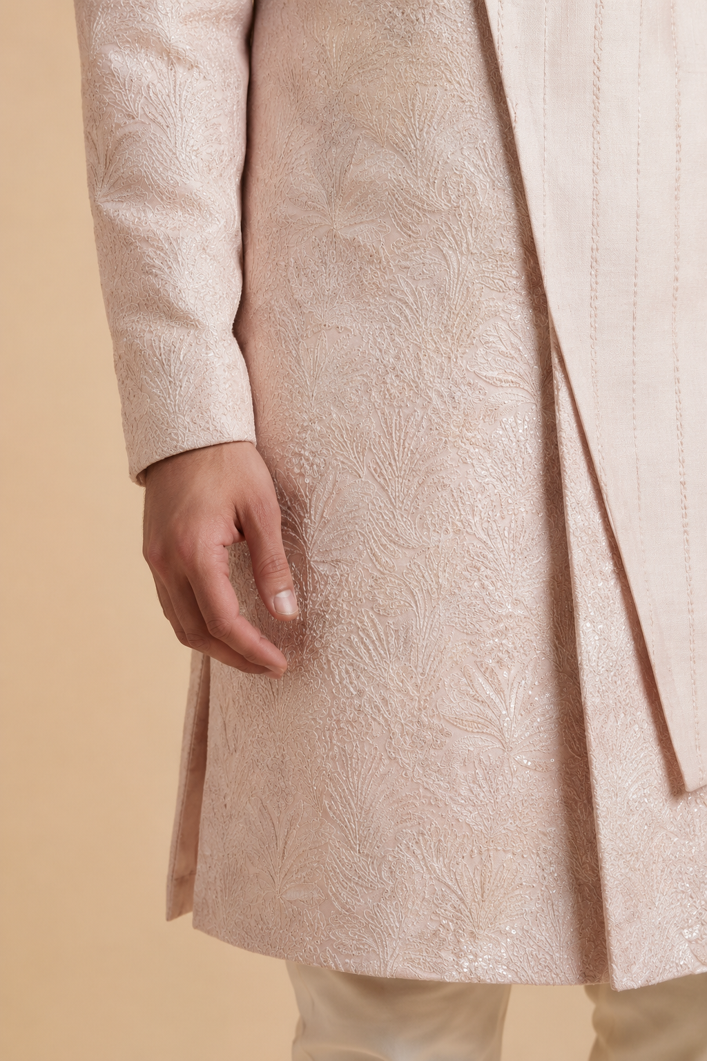 Pink Ombre Indowestern