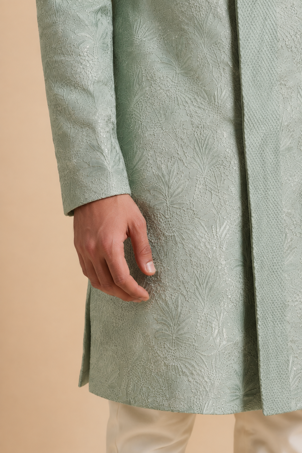 Sage Green Indowestern