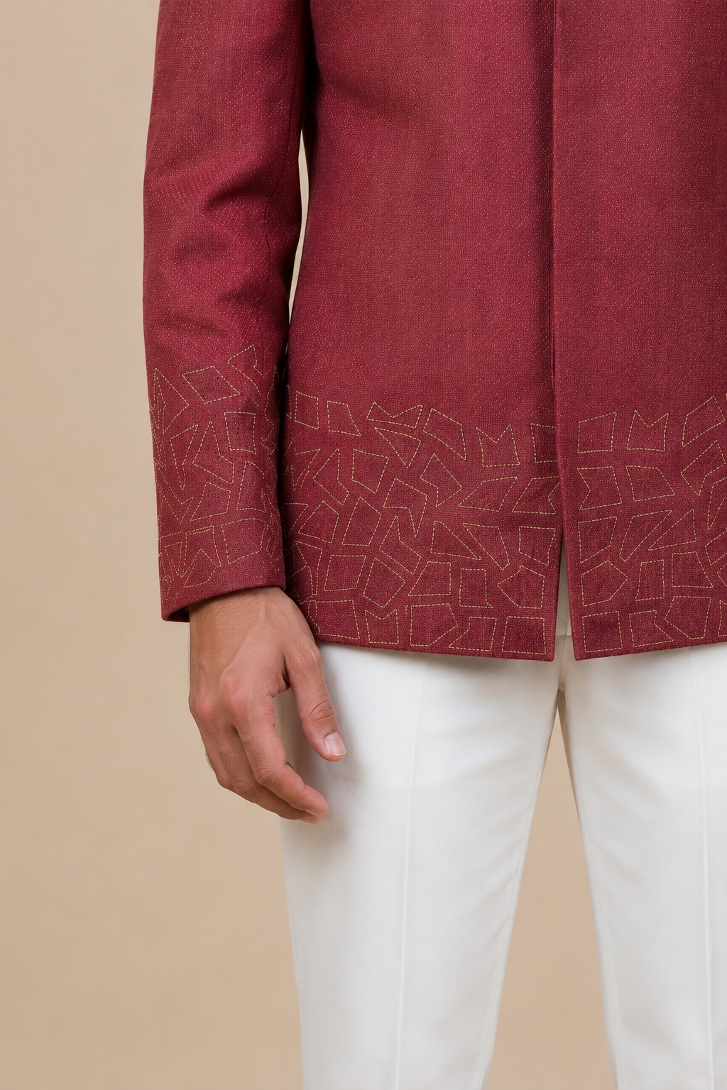 Maroon Jodhpuri