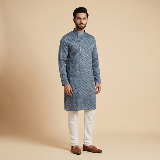Dark Blue Kurta