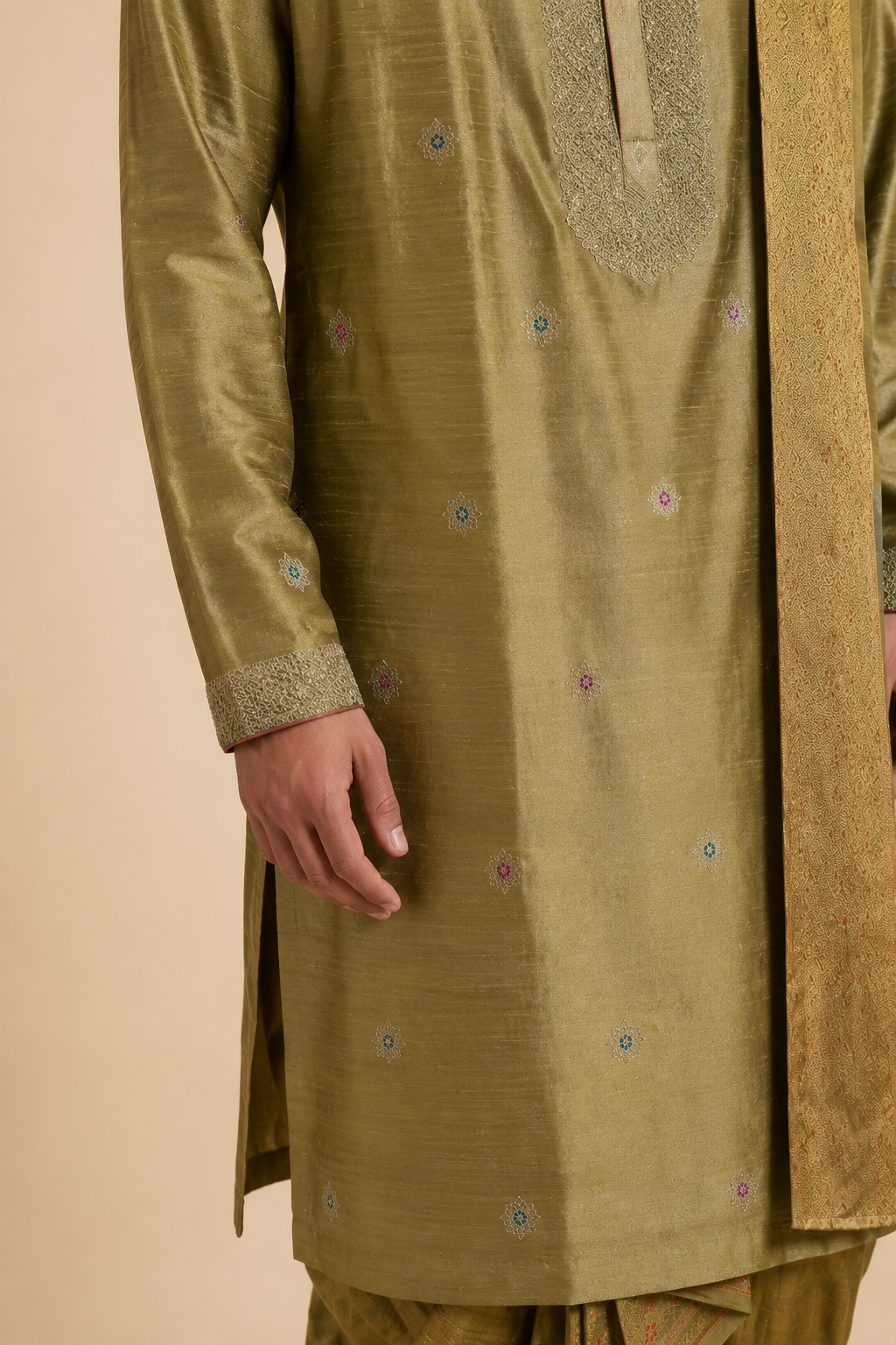 Deep Olive Green Kurta