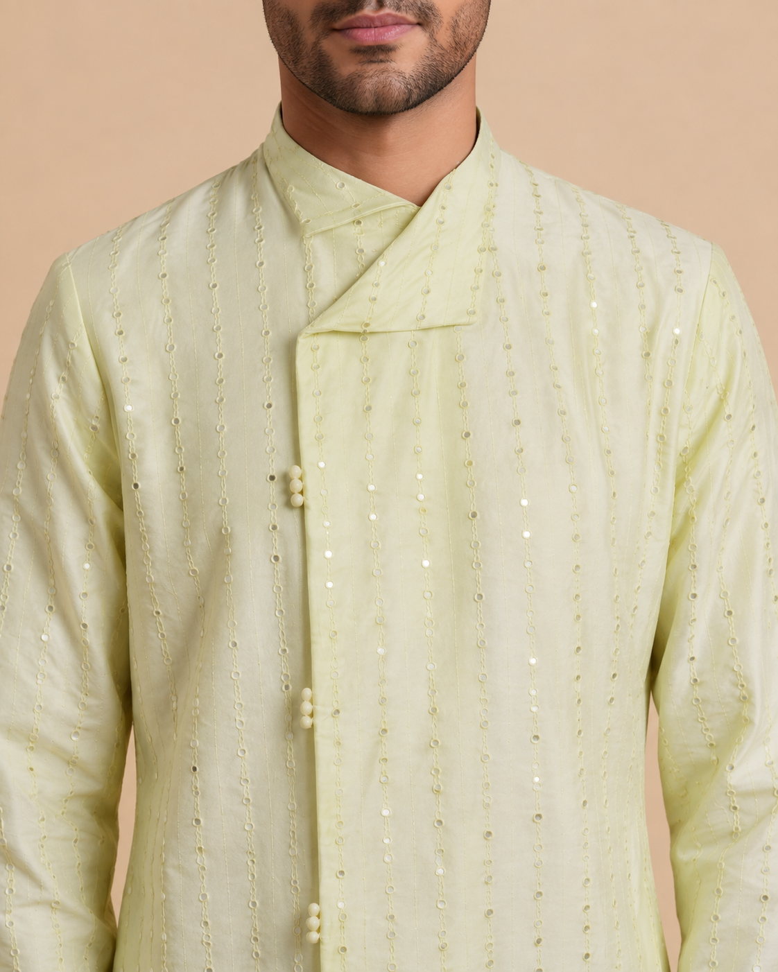 Lemon Yellow Ombre Kurta