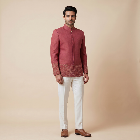 Maroon Jodhpuri