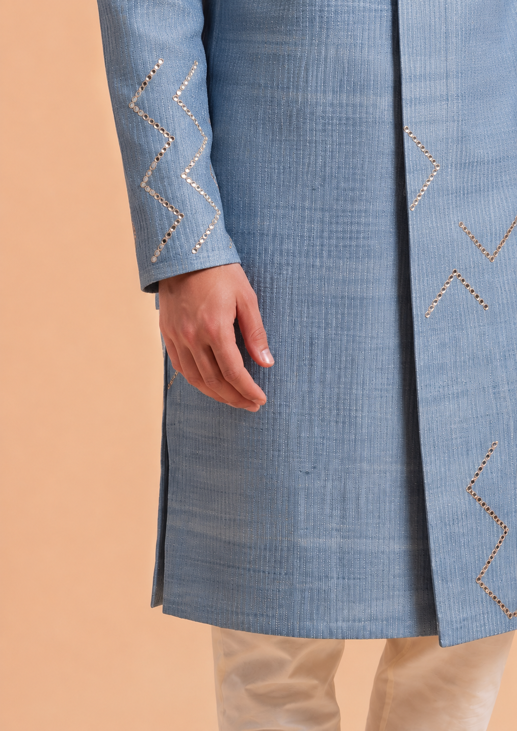 Ocean Blue Indowestern