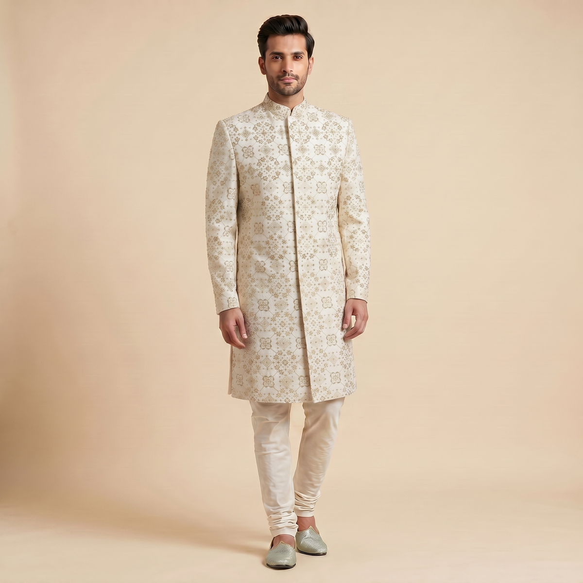 Off-white Sherwani