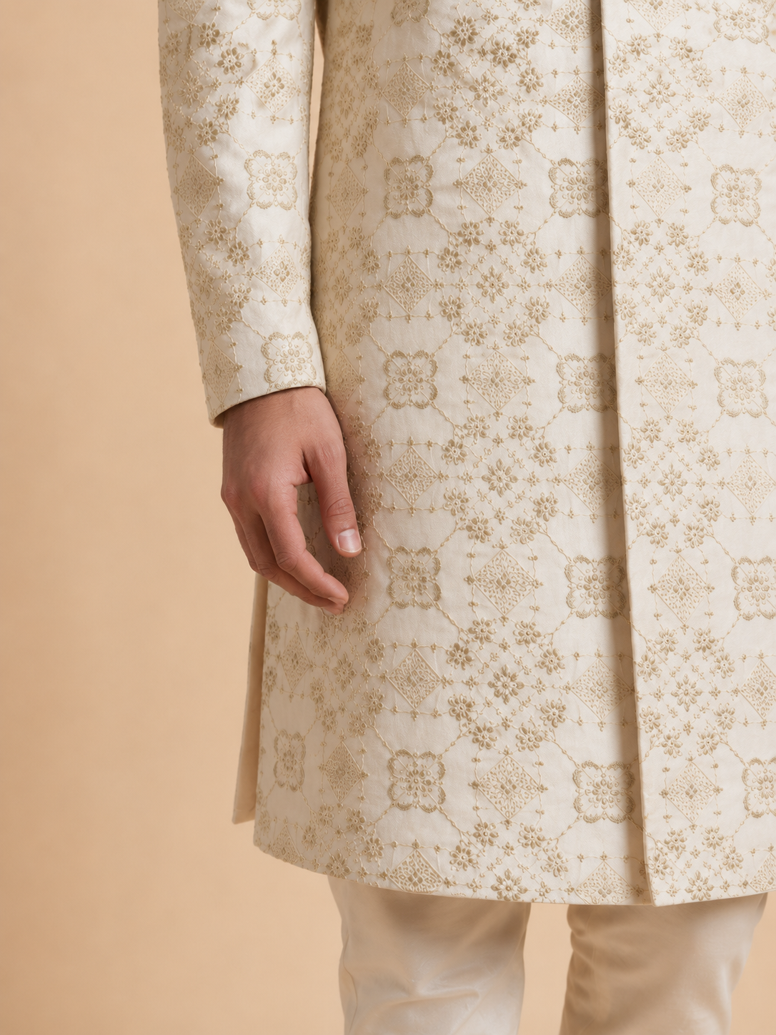 Off-white Sherwani