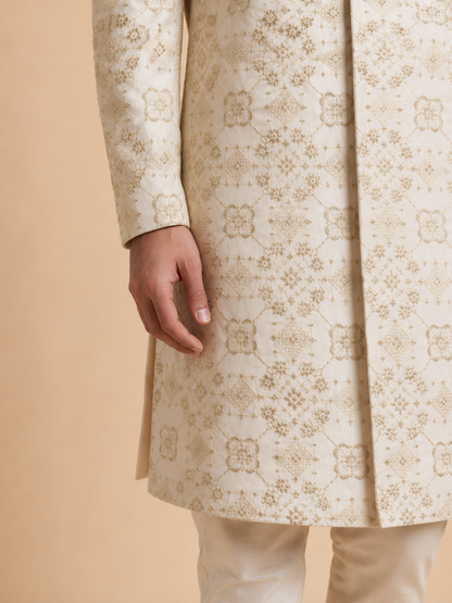 Off-white Sherwani