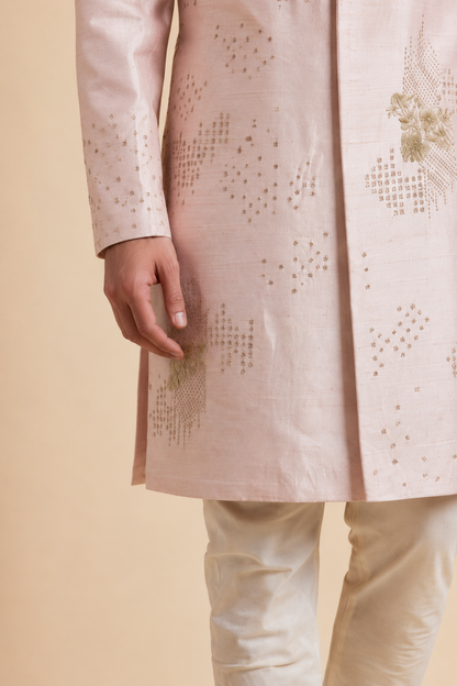 Powder Pink Sherwani