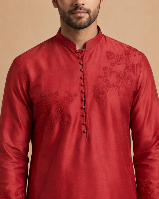 Red Kurta