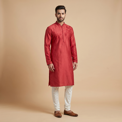 Red Kurta