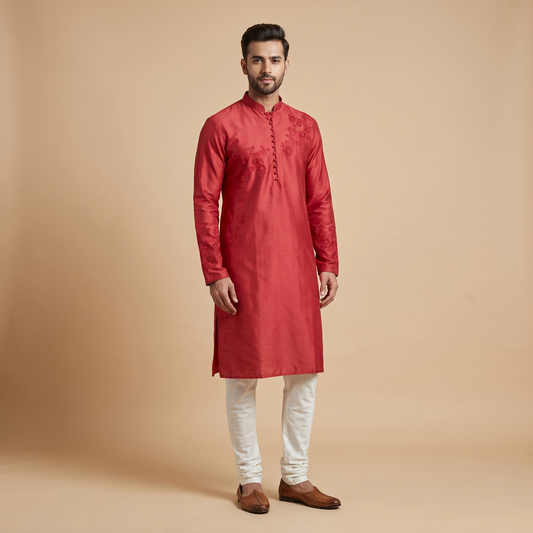 Red Kurta
