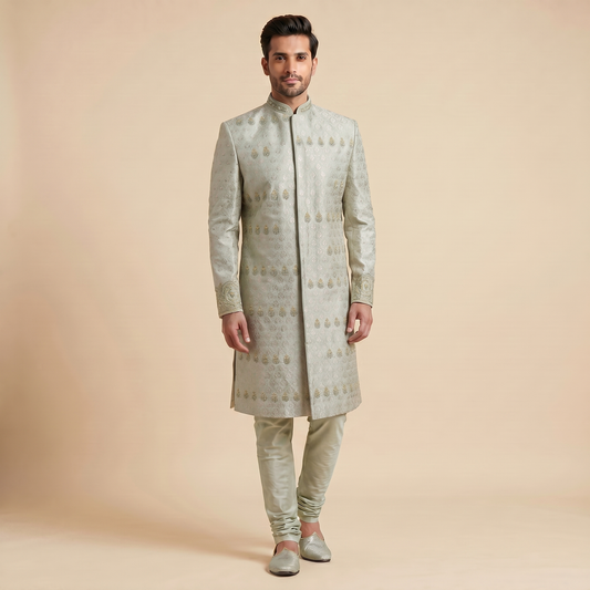 Sage Green Sherwani
