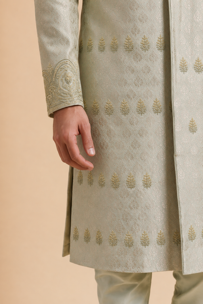 Sage Green Sherwani