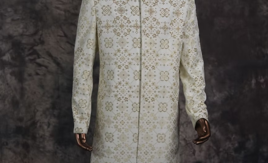 Off-white Sherwani