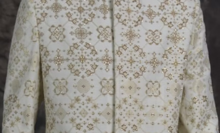 Off-white Sherwani