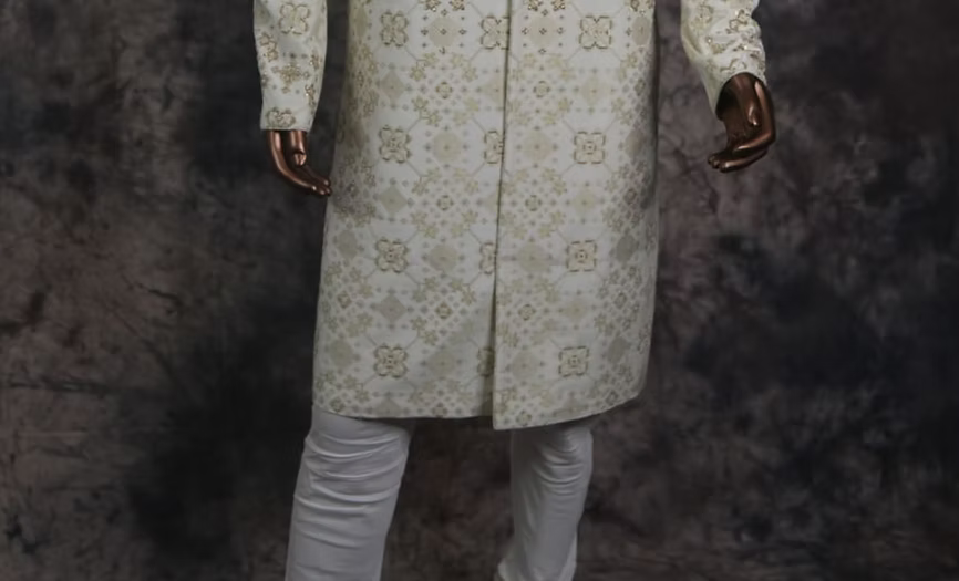 Off-white Sherwani